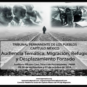 Dictamen de la audiencia "Migración, desplazamiento forzado y refugio"