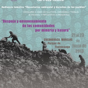 Dictamen final de la preaudiencia "Despojo y Envenenamiento de las Comunidades por Minería y Basura"