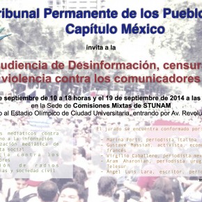 Dictamen de la audiencia "Desinformación, censura y violencia contra los periodistas" Dictamen de la audiencia "Desinformación, censura y violencia contra los periodistas"